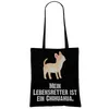 Mr. & Mrs. Panda Tote Bag Chihuahua Lebensretter - Schwarz Produktbild-Vorschau 3