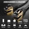 deleyCON 10m CAT8 Netzwerkkabel RJ45 40-Gigabit SFTP Nylon Produktbild-Vorschau 6
