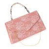 Rose Damen Mini-Spitzen Handtasche, Abendtasche, Kupplung Produktbild-Vorschau 2