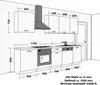 Küche SIENA BASIC 280 cm Küchenzeile Küchenblock Produktbild-Vorschau 6