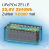 SolarV ®   Lithium Batterie LiFePO4 Batterien 25,6V 150Ah - Produktbild-Vorschau 9