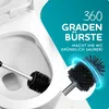HGMD Toilettenbürste Silikon mit Halter - Schwarz - Produktbild-Vorschau 2