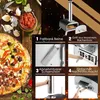 COSTWAY Drevená vonkajšia pec na pizzu, prenosná drevená Náhľad obrázku produktu 4