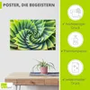 ARTland Poster Grüne Spirale Größe: 30x20 cm Produktbild-Vorschau 2