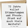 Mr. & Mrs. Panda Grußkarte Spruch 72. Geburtstag Produktbild-Vorschau 1