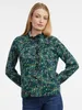 Orsay Dunkelgrüne Damenbluse mit Blumenmuster Produktbild-Vorschau 1