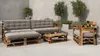 Lermowood Palettenmöbel Mpe Sofa 100 x 80 cm Geflammt | Produktbild-Vorschau 4