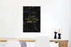 MuchoWow® Poster Zitate - Marmor - Gold - Schwarz 40x60 cm Produktbild-Vorschau 5