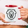 Huuraa Kaffeetasse Löwe Sternzeichen Symbol 330ml Rot Produktbild-Vorschau 3