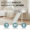 Homestyle4u Hochbett 90x200 mit Rutsche und Lattenrost Produktbild-Vorschau 3