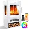 KESSER® Caminetto elettrico con ampia finestra panoramica, Anteprima dell’immagine prodotto 1