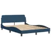 vidaXL Struttura letto con testiera "Dover" blu 120x200 cm Anteprima dell’immagine prodotto 3