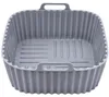 WELLHAUS Silikon Airfryer Einsatz quadratisch 20x20cm BPA Produktbild-Vorschau 3