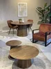 Couchtisch Salvator aus Mangoholz Ø50cm - Braun Produktbild-Vorschau 15