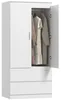 HOMCOM Kleiderschrank mit 2 Soft-Close-Türen Produktbild-Vorschau 1