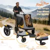 WISFOR, passeggino pieghevole per cani, carrello per cani, Anteprima dell’immagine prodotto 10
