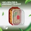 Boîte à lunch Viwares 1300 ml – Lot de 5 boîtes Voir les images du produit 2