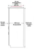 Küchen Midi Hochschrank 30 Lara Grau Glanz + Weiss matt Produktbild-Vorschau 3
