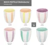 Beach Pastello Stripes Set de 6 tasses à moka pastel Voir les images du produit 5