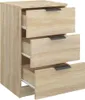 vidaXL Noční stolky 2 ks Dub Sonoma 40x36x65 cm Náhled obrázku produktu 6