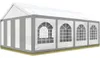 TOOLPORT Hochwertiges Partyzelt 4x8 m Pavillon Zelt ca. PE Produktbild-Vorschau 1