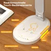 Dimmbare LED-Schreibtischlampe, Doppelarm-Schreibtischlampe Produktbild-Vorschau 4