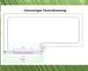 Raumspar Badewanne SYNA mit Duschzone 150 x 85/70 x 40 cm, Produktbild-Vorschau 3