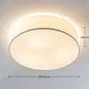 Lindby Deckenlampe Gordana, Ø 57 cm, weiß, rund, Textil Produktbild-Vorschau 4