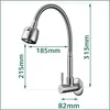 Wasserhahn Küche Kaltwasserhahn 360° Schwenkbar nur Produktbild-Vorschau 7