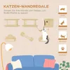 PawHut Katzen Kletterwand Set, 5-teilig Katzenmöbel mit Produktbild-Vorschau 4