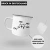 Trendation - Klettern Bergsteigen Geschenk Emaille Tasse Produktbild-Vorschau 4