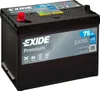 Exide EA755 Autobatterie 12V 75Ah 630A Produktbild-Vorschau 1