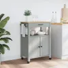vidaXL Wózek kuchenny MONZA 60x40x90 cm lite drewno sosnowe Podgląd zdjęcia produktu 3