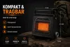 2in1 Gasheizung Camping Gaskocher 1,7kW tragbar Butan Produktbild-Vorschau 8