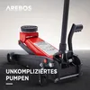 AREBOS Hydraulischer Rangierwagenheber 3 t | 130–508 mm, Produktbild-Vorschau 8