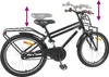 vidaXL Kinderfahrrad 18 Zoll für 5-7 Jahre alt Schwarz Produktbild-Vorschau 6