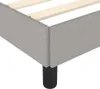 vidaXL Bedframe zonder matras, lichtgrijs, 100x200 cm, stof Productafbeelding-voorbeeld 6