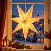 Salcar, świąteczna gwiazda LED, 75 cm, 3D, papierowa, Podgląd zdjęcia produktu 2