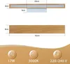 ZMH LED Applique murale intérieure - 52CM Bois Moderne Voir les images du produit 4
