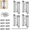 4 Stück Pendeltürscharnier Edelstahl, 120mm Produktbild-Vorschau 1
