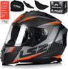 LS2 FF800 Storm II Racer Helm, grau matt/orange, M (57/58) Produktbild-Vorschau 7