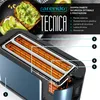 Tostapane Arendo 4 fette, fessura lunga, acciaio inox, Anteprima dell’immagine prodotto 5