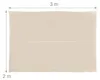 Tente pare-soleil Relaxdays, 2 x 3 m, polyester, Voir les images du produit 4