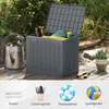 COSTWAY Gartenbox 96L, Auflagenbox mit abschließbarem Produktbild-Vorschau 5