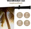 MuchoWow® Wandteppich Wandbehang Strand - Hängematte - Produktbild-Vorschau 3