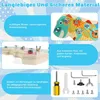Dinosaurier-Holz-Schraubenbrett, Busy Board, Feinmotorik Produktbild-Vorschau 5