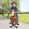 PonyCycle Hellbraunes Pferd 3-5 Jahre mit Bremsen und Sound Produktbild-Vorschau 3