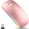 Souris sans fil, LED Rechargeable Silencieux mince souris Voir les images du produit 1