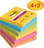 Post-it Haftnotizen Super Sticky Notes 76 x 76 mm 6 Blöcke Produktbild-Vorschau 1