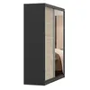Schwebetürenschrank Kleiderschrank Bella 03, 183 cm, Produktbild-Vorschau 5